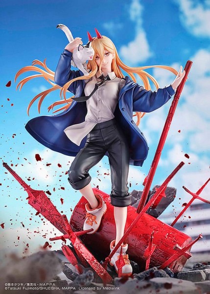 Chainsaw Man - Power & Meowy Statue: Sega