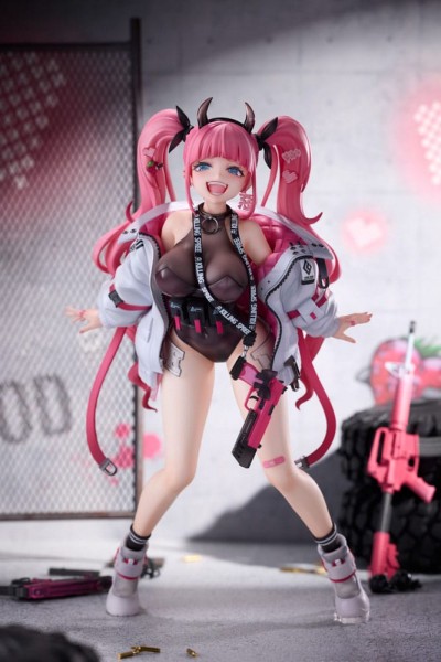 Original Character - Rampaging Twin-tail Arisa Statue: Bibi Buttons