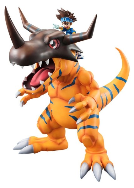 Digimon - Greymon & Taichi Yagami Statue/ Adventure Precious G.E.M. Series - (Repeat): Megahouse