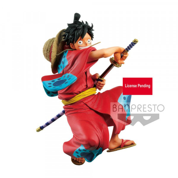 One Piece - Monkey D. Ruffy Figur / King Of Artist - Wanokuni Version: Banpresto
