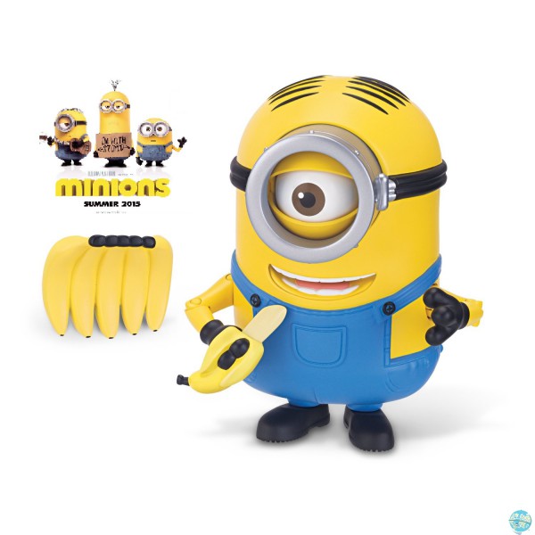 Minions - Banana Munching Stuart Actionfigur: Thinkway Toys