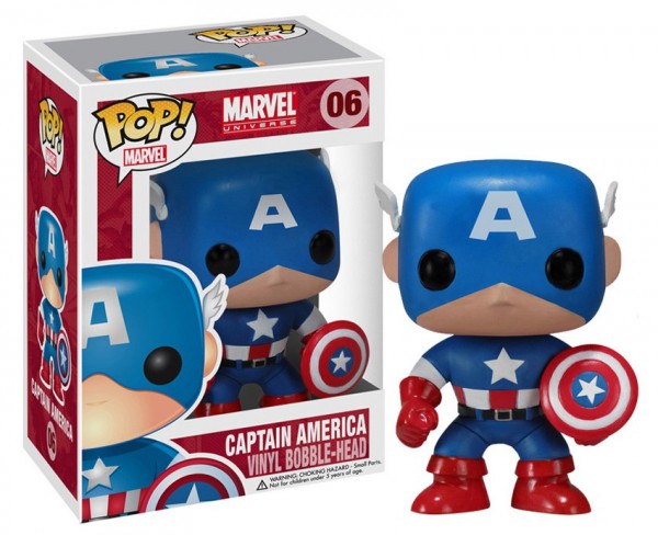 Marvel Comics - Captain America Figur- POP!: Funko