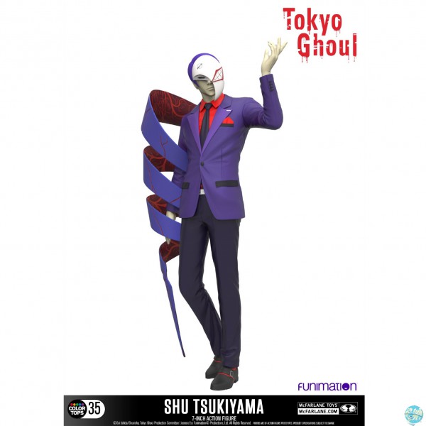 Tokyo Ghoul - Shu Tsukiyama Actionfigur - Color Tops: McFarlane Toys