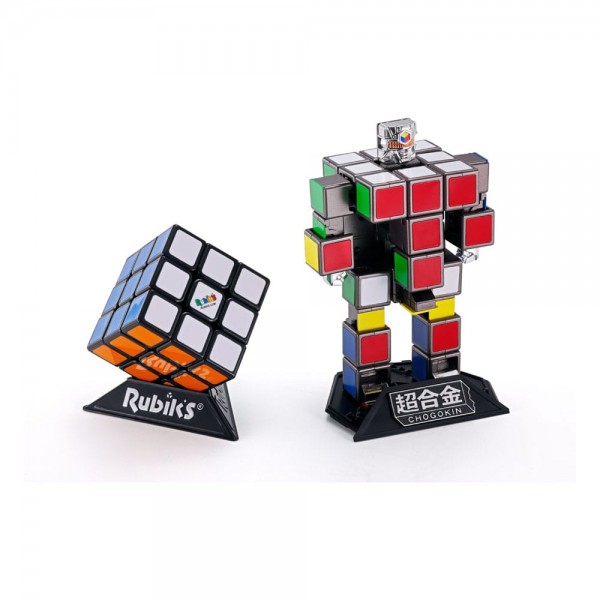 Rubik´s Cube Soul of Chogokin Diecast - Rubik´s Cube Robo Actionfigur: Bandai Tamashii Nations