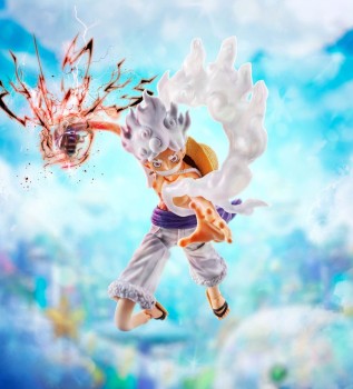 One Piece - Gear 5 Luffy Actionfigur / S.H.Figuarts - -Future Island Egghead-: Tamashii Nations One Piece - Gear 5 Luffy Actionfigur / S.H.Figuarts - -Future Island Egghead-: Tamashii Nations