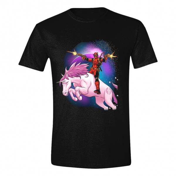 Marvel - T-Shirt Deadpool / Space Unicorn - Unisex "L": PCM