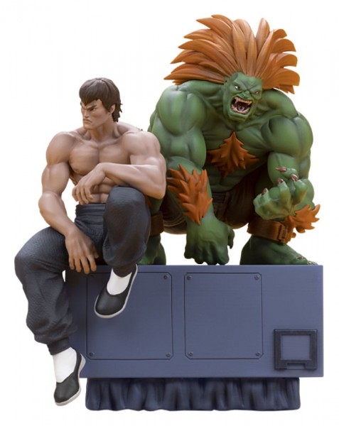 Street Fighter - Blanka & Fei Long Statue: PCS