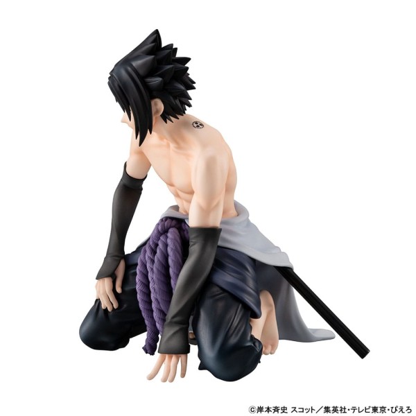 Naruto Shippuden - Sasuke Statue / G.E.M. Serie Palm Size : Megahouse
