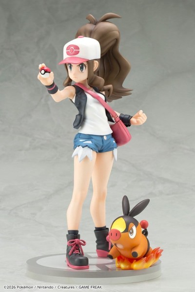 Pokémon - Hilda with Tepig Artfx J Statue: Kotobukiya