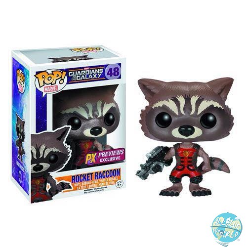 Guardians of the Galaxy Funko POP! Vinyl Wackelkopf-Figur Ravagers Rocket Raccoon 10cm