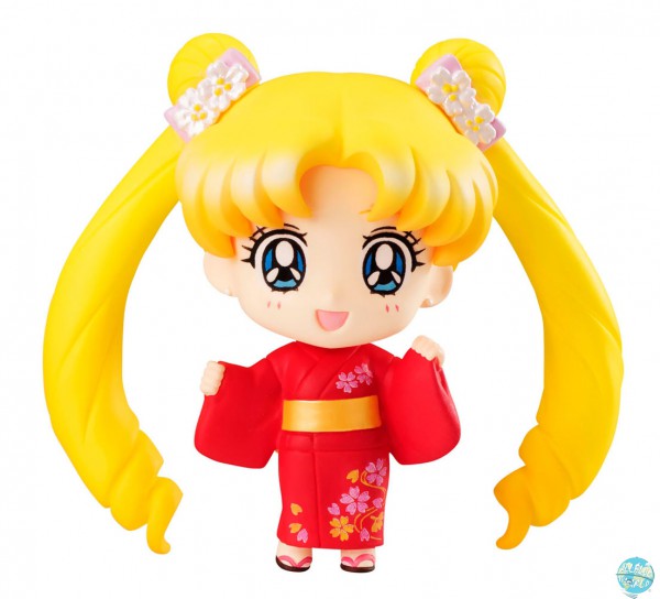 Sailor Moon - Usagi Tsukino Minifigur / Petit Chara - Pretty Soldier / Yukata Ver.: MegaHouse