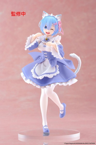 Re:Zero - Rem Cat Statue / Starting Life in Another World Coreful Maid Ver. Renewal: Taito Prize