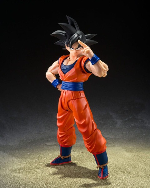 Dragon Ball Z - Son Goku Actionfigur / S.H. Figuarts - (The Kind-Hearted Saiyan): Bandai Tam