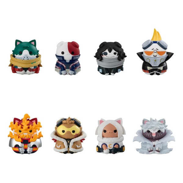 Naruto Shippuden - Heroaca Cats No.01 Sammelfiguren Set / Mega Cat Project: Meghouse