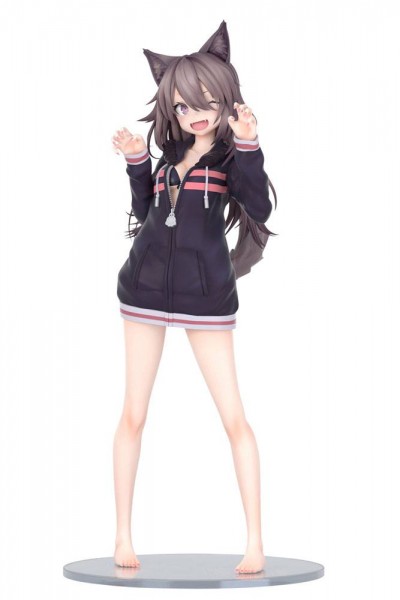 Original Character - Hoodie Wolf Girl Statue / by Syugao: Fots Japan