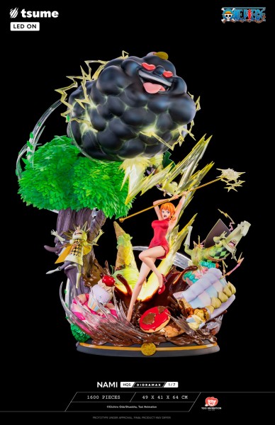 One Piece - Nami Statue / HQS+ Dioramax: Tsume