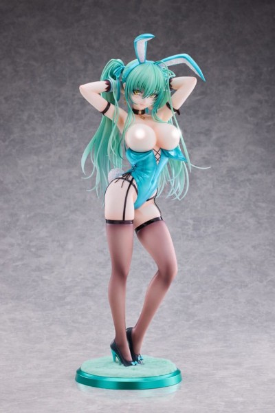 Original Character - Green Twin Tail Bunny-chan Statue: PartyLook