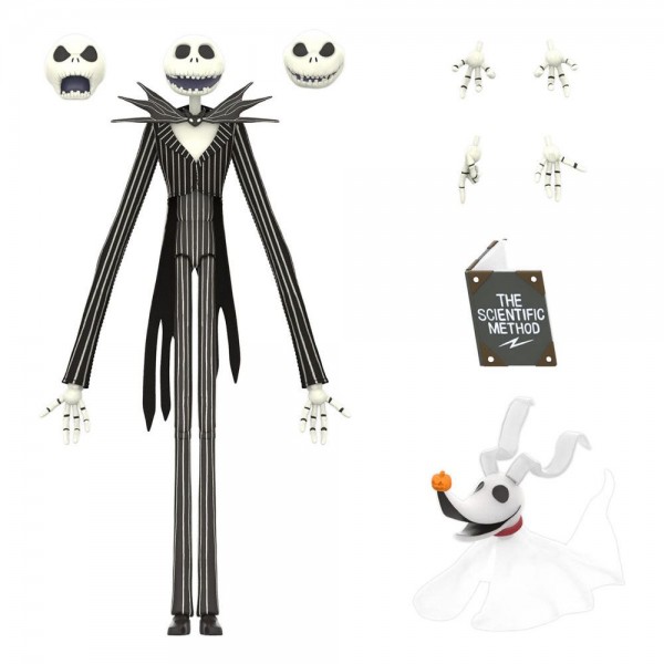 Nightmare before Christmas - Jack Skellington Actionfigur / Disney Ultimates: Super 7