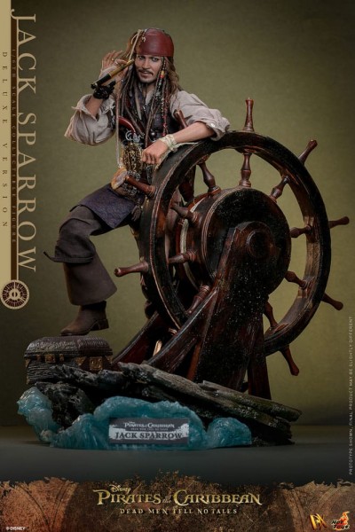 Pirates of the Caribbean: Salazars Rache DX - Jack Sparrow Actionfigur (Deluxe Version): Hot Toys