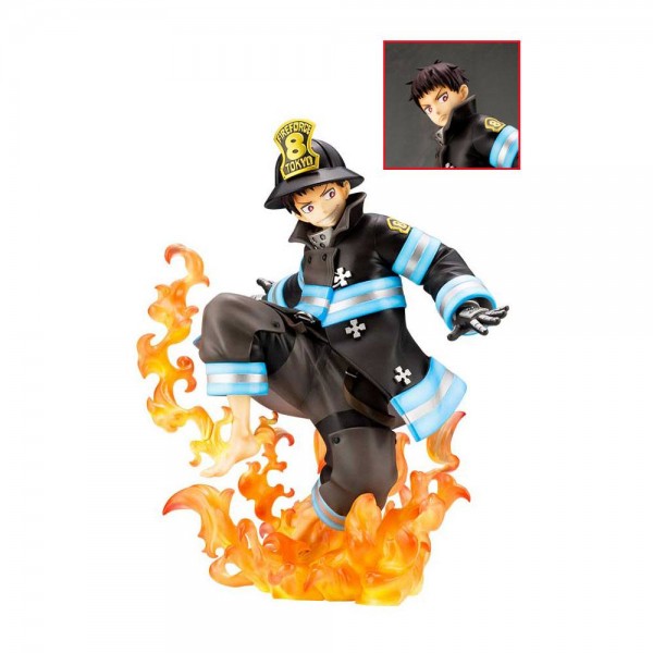 Fire Force - Shinra Kusakabe Statue / ARTFXJ - Glows in the Dark Bonus Edition: Kotobukiya