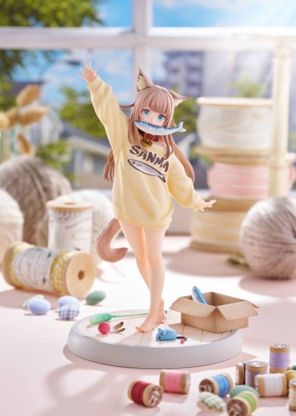My Cat Is a Kawaii Girl - Kinako Statue / Play With Version - AmiAmi Limited Edition: Golden Head