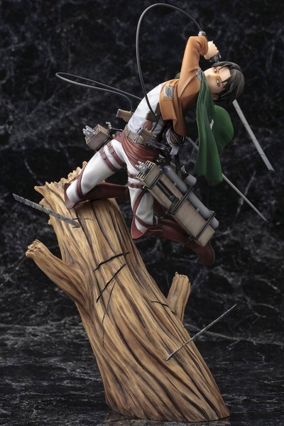 Attack on Titan - Levi Ackermann Statue / ARTFXJ / Renewal Version: Kotobukiya