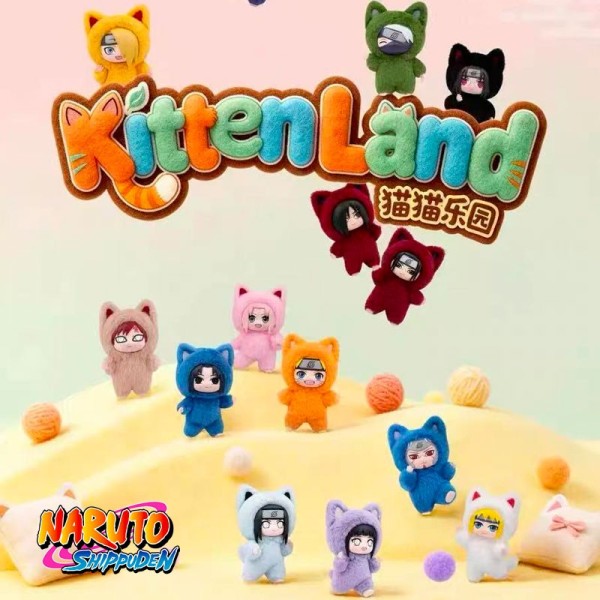 Naruto Shippuden - 1x Blindbox Plüsch-Minifigur / Kittenland Series Collection: Eaki