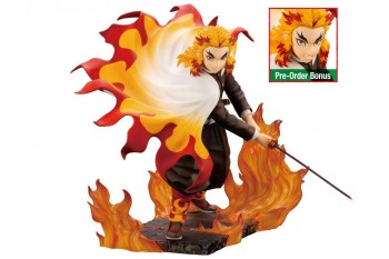Demon Slayer Kimetsu no Yaiba - Kyojuro Rengoku Statue / ARTFXJ - Bonus Edition: Kotobukiya Demon Slayer Kimetsu no Yaiba - Kyojuro Rengoku Statue / ARTFXJ - Bonus Edition: Kotobukiya