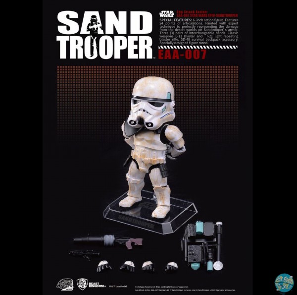 Star Wars Episode IV - Sandtrooper Actionfigur - Egg Attack: Beast Kingdom Toys