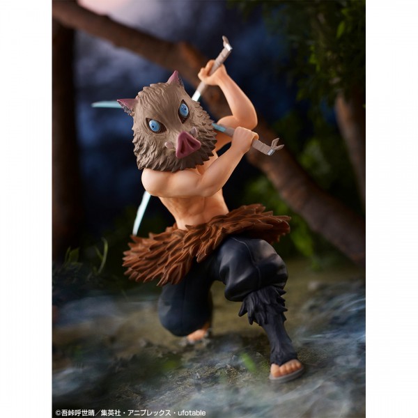 Demon Slayer Kimetsu no Yaiba Mugen Train - Inosuke Hashibira Figur / Ichibansho: Bandai Ichibansho