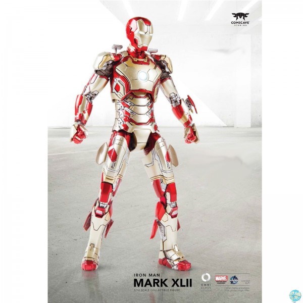 Iron Man 3 - Iron Man Actionfigur mit Sofa - Mark XLII: Comicave Studios