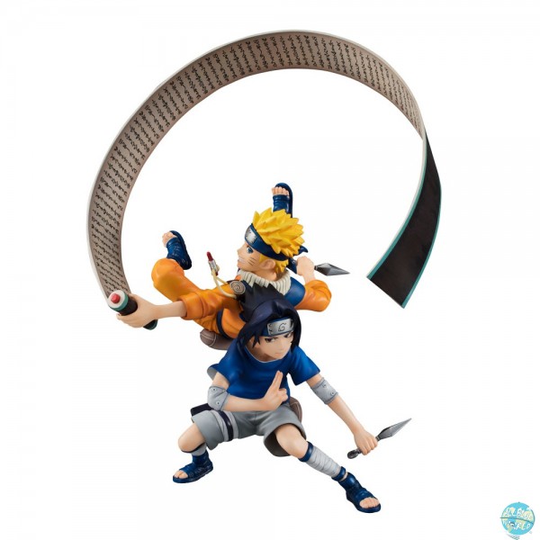 Naruto Shippuden - Naruto & Sasuke Statue - G.E.M. Remix Serie: MegaHouse