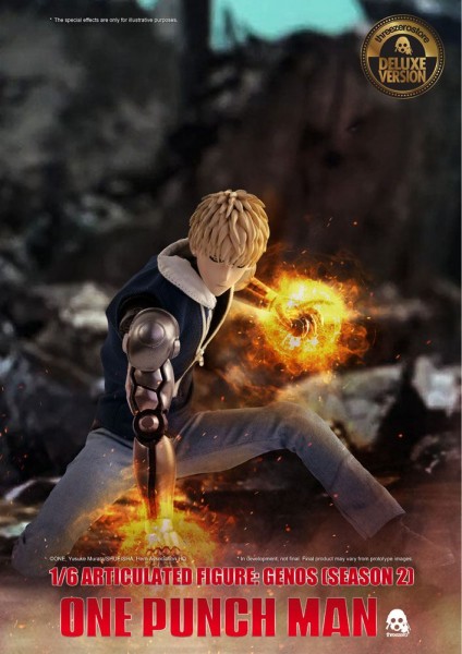 One Punch Man - Genos Actionfigur / 2nd Season Version / Deluxe Version: ThreeZero