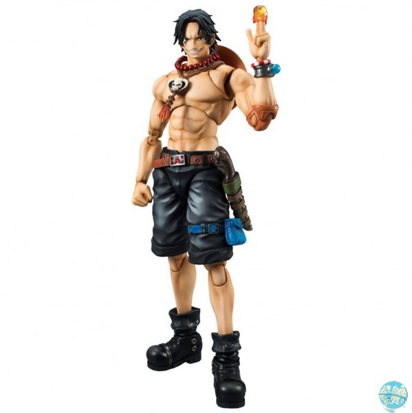 One Piece - Portgas D. Ace Actionfigur - P.O.P x V.A.H DX: MegaHouse