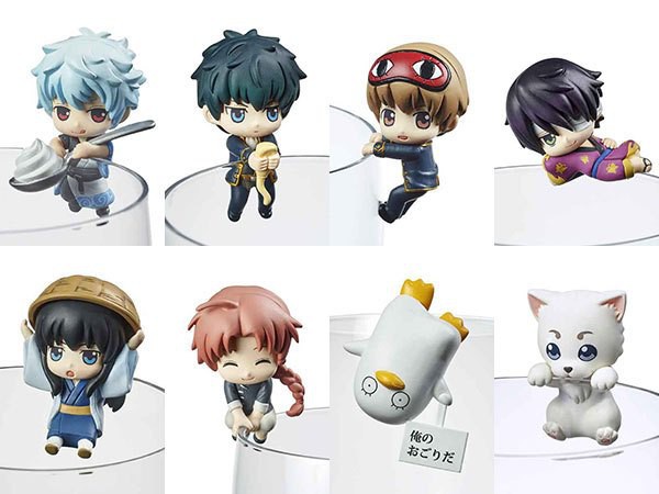 Gintama - Minifiguren-Set / Ochatomo Cafe Too Free 1.5 Version: MegaHouse