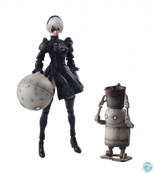 NieR Automata - 2B & Machine Lifeform Actionfigur / Bring Arts: Square Enix