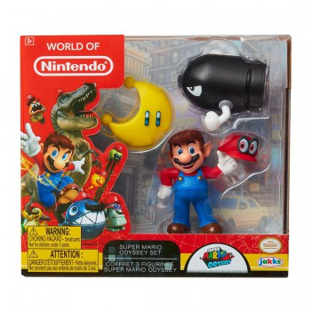 World of Nintendo - Super Mario Odyssey Minifiguren 3er-Pack: Jakks Pacific World of Nintendo - Super Mario Odyssey Minifiguren 3er-Pack: Jakks Pacific