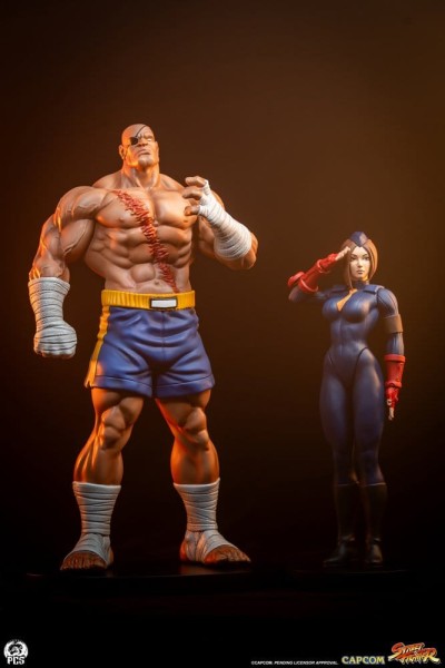 Street Fighter Street Jam - Sagat & Juli Statue: Premium Collectibles Studio