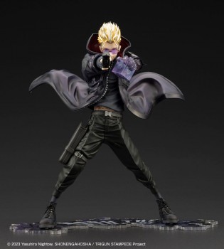Trigun Stampede - Vash the Stampede Statue / Gunman in Black Ver. - ARTFX J: Kotobukiya Trigun Stampede - Vash the Stampede Statue / Gunman in Black Ver. - ARTFX J: Kotobukiya