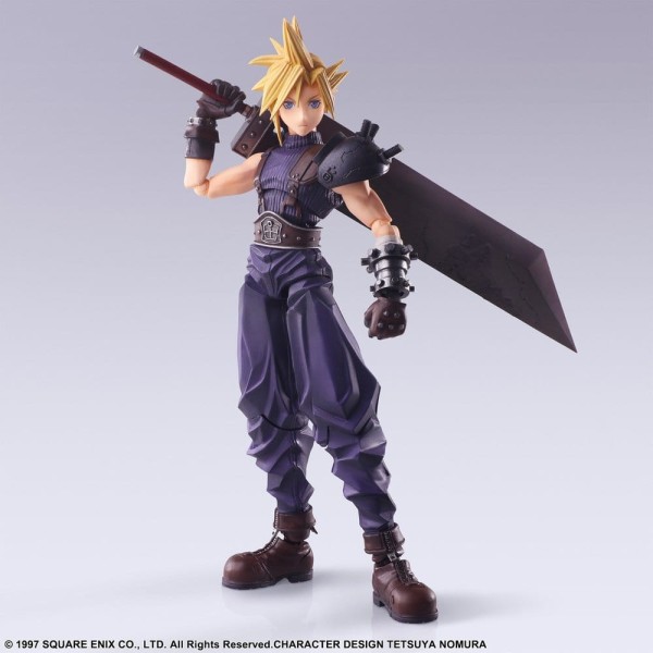 Final Fantasy VII - Cloud Strife Actionfigur / Bring Arts Digital Plus Edition: Square-Enix