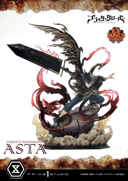 Black Clover - Asta Statue / Concept Masterline Series - Exclusive Bonus Ver.: Prime 1 Studio