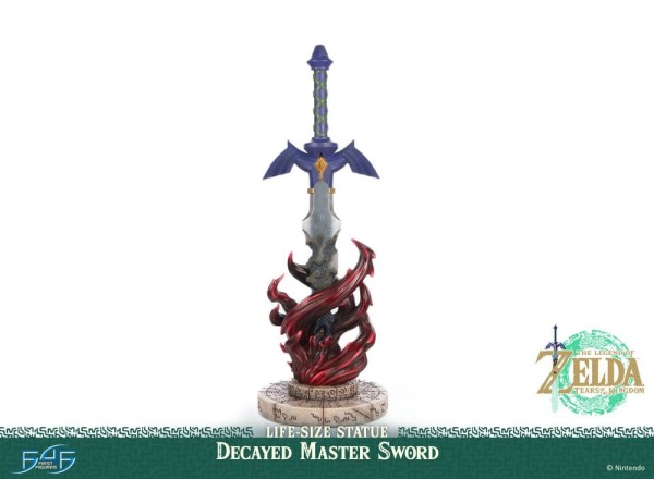 The Legend of Zelda: Tears of the Kingdom - Decayed Master Sword Statue: First 4 Figures