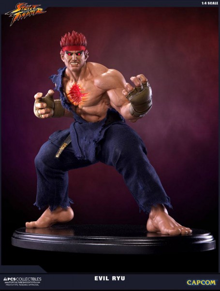 Street Fighter IV - Evil Ryu Statue: Pop Culture Shock