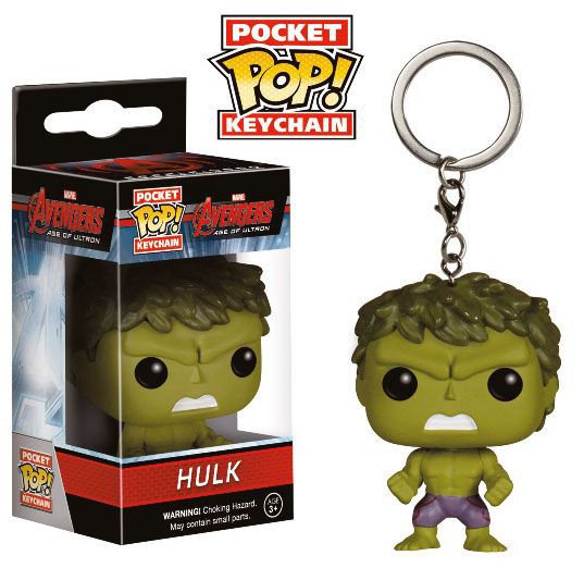 Avengers AOU - Hulk Schlüsselanhänger - POP: Funko
