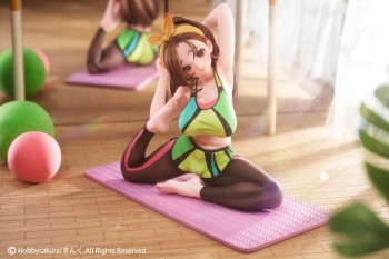 Original Illustration - Yoga Shoujo Statue / illustration by Kinku: Hobby Sakura Original Illustration - Yoga Shoujo Statue / illustration by Kinku: Hobby Sakura