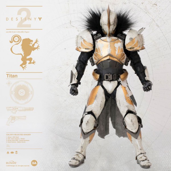 Destiny 2 - Titan Actionfigur / Calus's Selected Shader: ThreeAToys