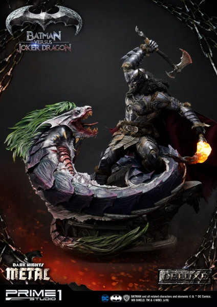 Dark Nights: Metal - Batman Versus Joker Dragon Statue / Deluxe Version: Prime 1 Studio