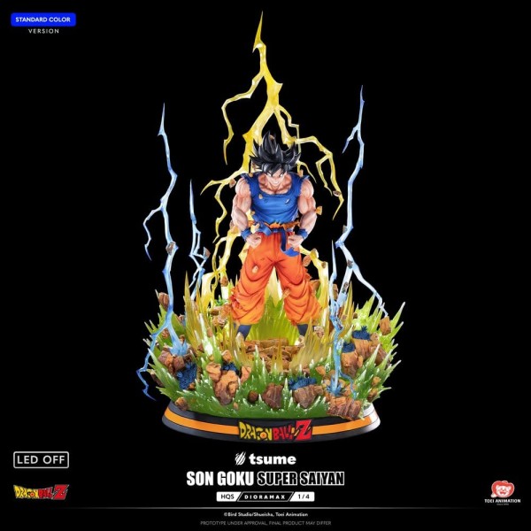 Dragon Ball Z - Son Goku Super Saiyan Figur / HQS Dioramax: Tsume