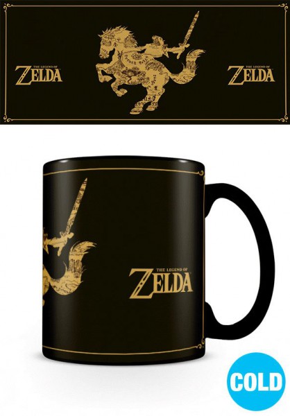 Legend of Zelda - Tasse mit Thermoeffekt / Map: Pyramid