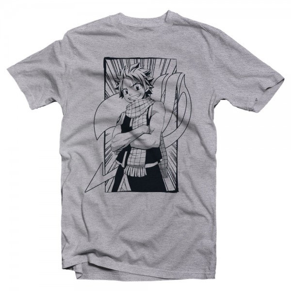 Fairy Tail - T-Shirt / Natsu Line - Unisex "M": Unekorn